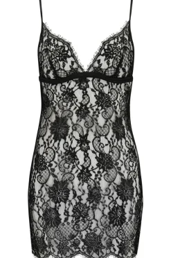 Nighties, Babydolls & Chemises>Coco de Mer Hera Slip Black