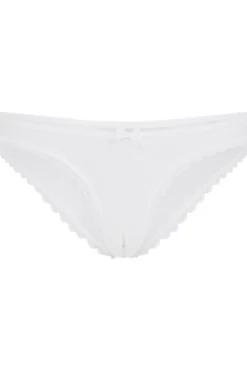 Bridal & Honeymoon Lingerie | Crotchless Lingerie>Agent Provocateur Hinda Brief White