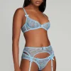 Suspender Belts | Suspender Belts>Agent Provocateur Hinda Suspender Blue, Size 2 (UK 8)
