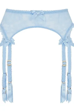 Suspender Belts | Suspender Belts>Agent Provocateur Hinda Suspender Blue, Size 2 (UK 8)