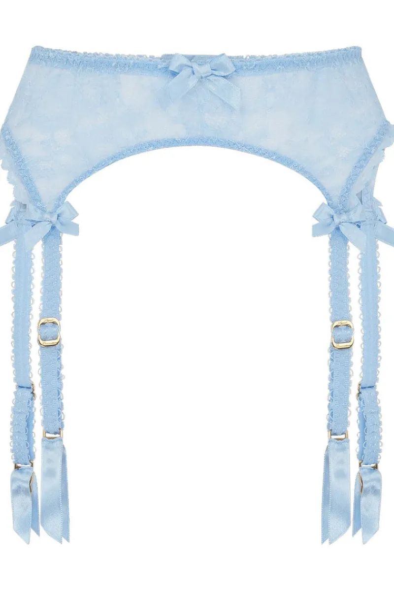 Suspender Belts | Suspender Belts>Agent Provocateur Hinda Suspender Blue, Size 2 (UK 8)