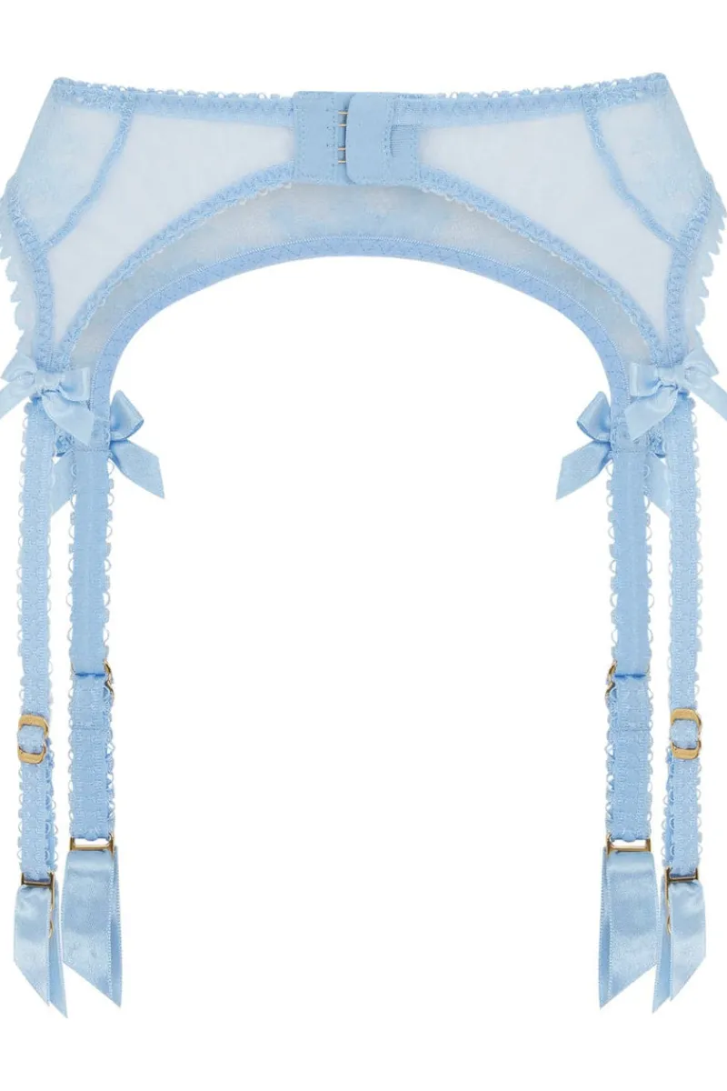 Suspender Belts | Suspender Belts>Agent Provocateur Hinda Suspender Blue, Size 2 (UK 8)
