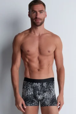 Sexy Lingerie | Luxury French Lingerie>Aubade Homme Men's Gots® Cotton Tropical Boxer