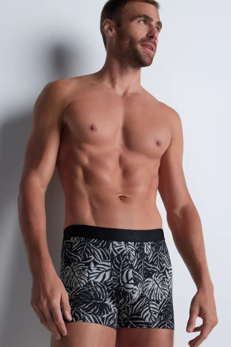 Sexy Lingerie | Luxury French Lingerie>Aubade Homme Men's Gots® Cotton Tropical Boxer