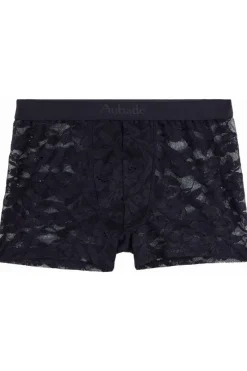 Sexy Lingerie | Luxury French Lingerie>Aubade Homme Men's Lace Boxer Black