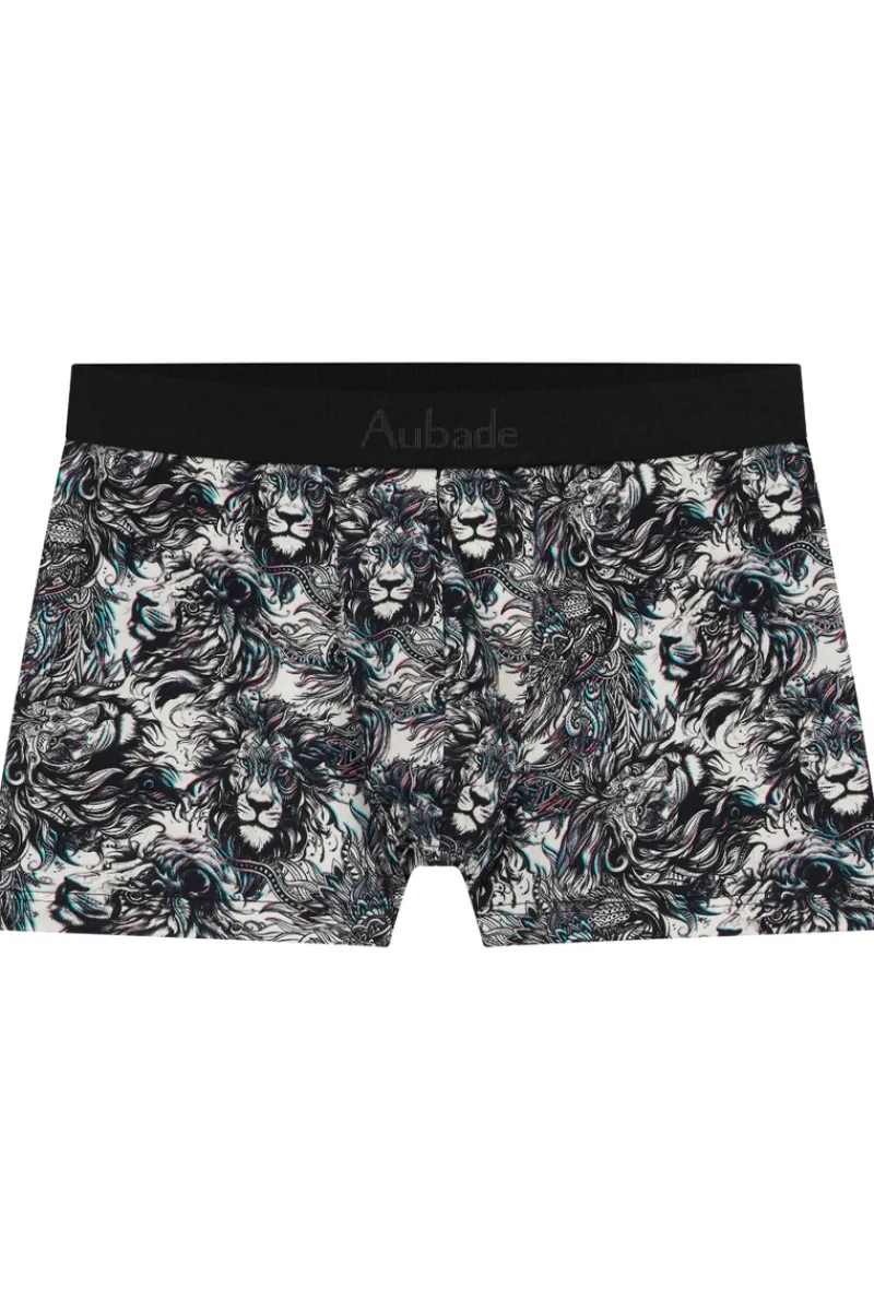 Sexy Lingerie | Luxury French Lingerie>Aubade Homme Men's Modal Cotton Boxer Lion