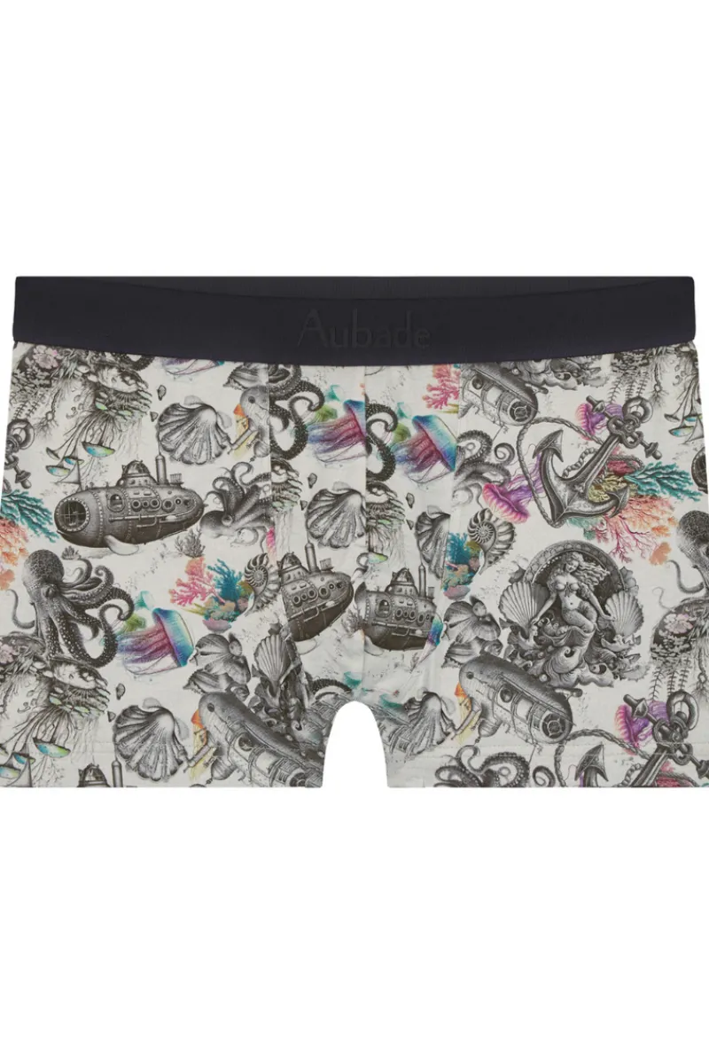 Sexy Lingerie | Luxury French Lingerie>Aubade Homme Men's Modal Cotton Strange Sea Boxer