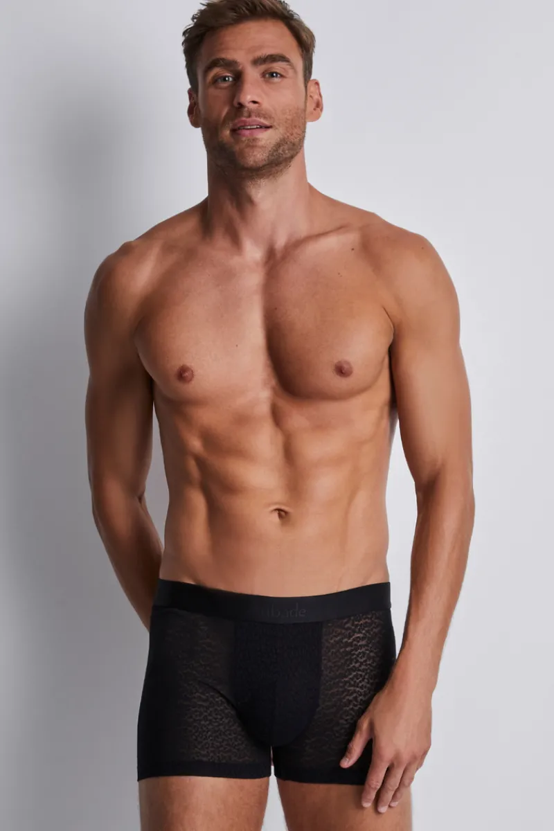 Sexy Lingerie | Luxury French Lingerie>Aubade Homme Men's Wildcat Boxer Black