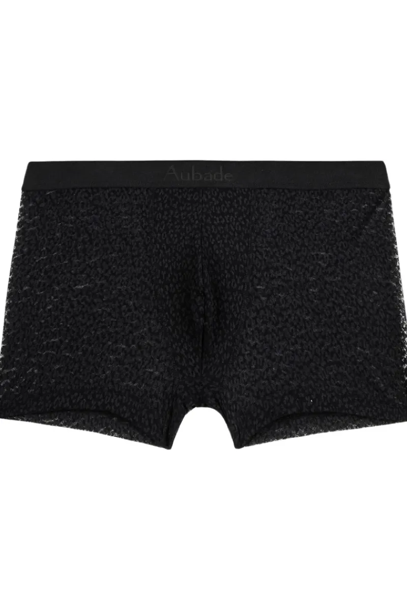 Sexy Lingerie | Luxury French Lingerie>Aubade Homme Men's Wildcat Boxer Black