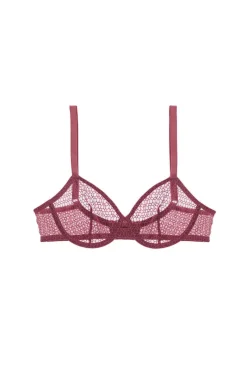 Underwired Bras>Else Honeycomb Underwired Bra, Size UK 32C HoneycombOrchid