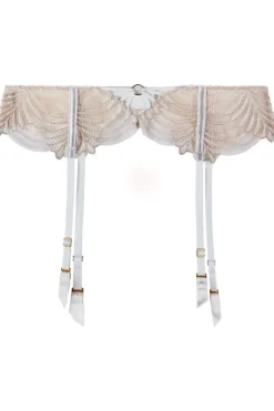 Bridal & Honeymoon Lingerie | Sexy Lingerie>Aubade Hypnolove Suspender GoldFeather