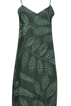 £30 And Under>Cyberjammies Imogen Leaf Print Chemise Green