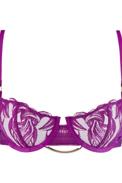 Sexy Lingerie | Luxury French Lingerie>Aubade Into The Groove Half Cup Bra Pink