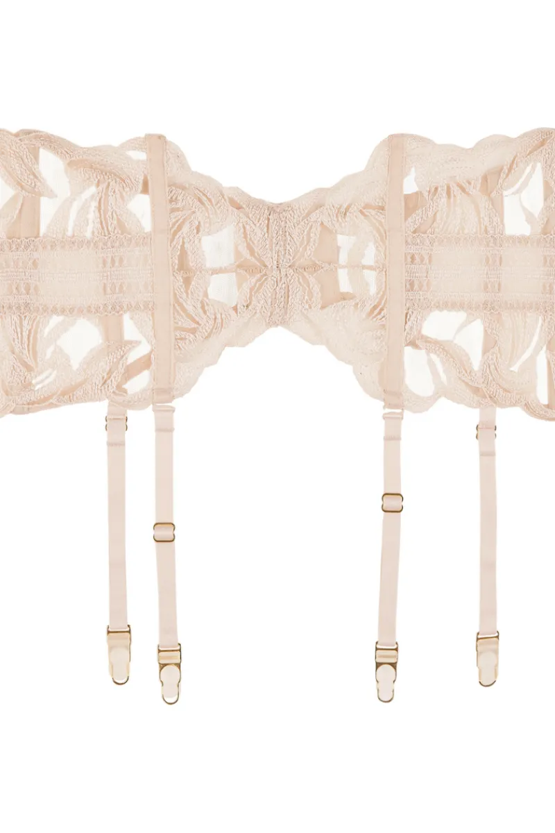 Bridal & Honeymoon Lingerie | Sexy Lingerie>Aubade Into The Groove Waist Cincher Sandstone