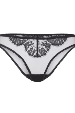 Open Back Knickers | Briefs>Agent Provocateur Jaylin Brief Black/Pink