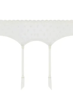 Bridal & Honeymoon Lingerie | Suspender Belts>Antigel Je T’aime A La Folie Suspender Belt EcruNacre