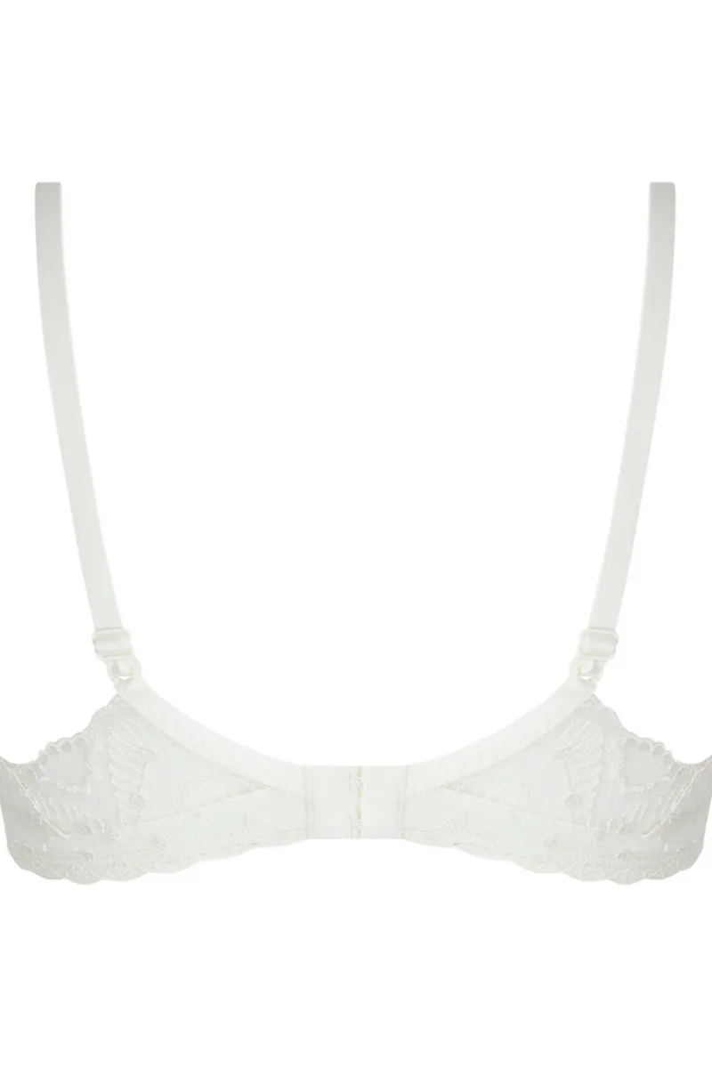 Bridal & Honeymoon Lingerie | Wireless Bras>Antigel Je T’aime A La Folie Triangle Bra EcruNacre