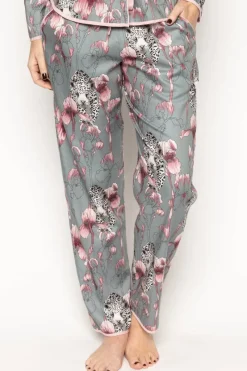 Pyjama Pants & Shorts | £30 And Under>Cyberjammies Jessica Leopard Print Pyjama Pants Multi