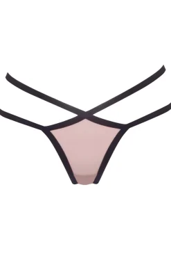 Sheer Lingerie | Thongs & G-strings>Agent Provocateur Joan Thong Mink