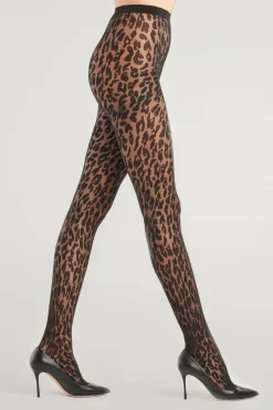 Nude Tights | Black Tights>Wolford Josey Leo Tights