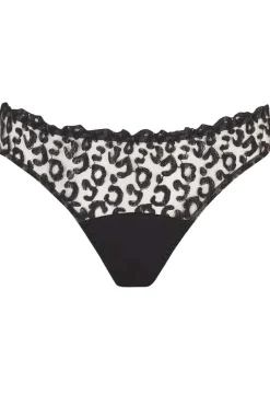 Briefs>Fleur of England Kittie Brazilian Brief, Size 1X (UK 14-16) Black