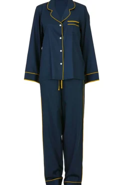 Pyjama Sets | Mother's Day>Fable u0026 Eve Knightsbridge Navy Pyjama Set