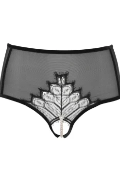Sexy Lingerie | Sheer Lingerie>Bracli Kyoto Daisy High Waist Brief Black
