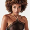 Sexy Lingerie | Sheer Lingerie>Bracli Kyoto Halter Bra Black