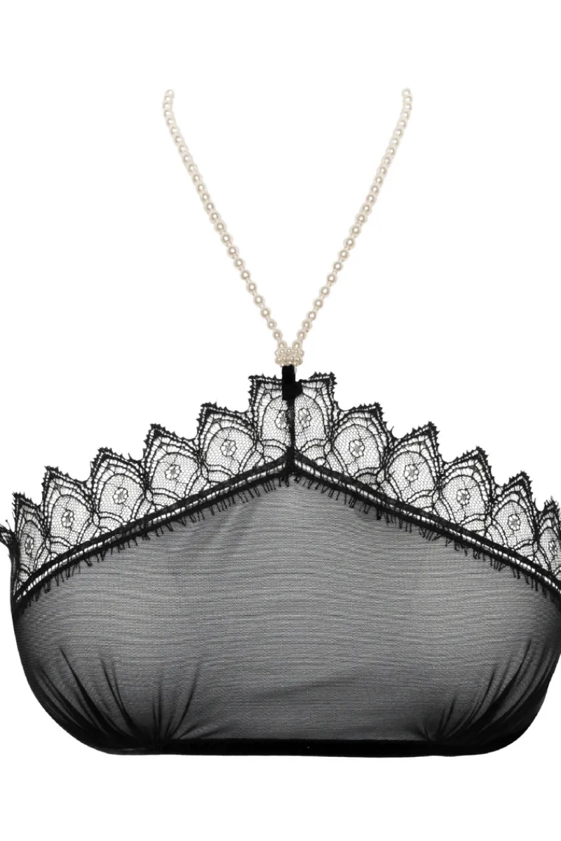 Sexy Lingerie | Sheer Lingerie>Bracli Kyoto Halter Bra Black