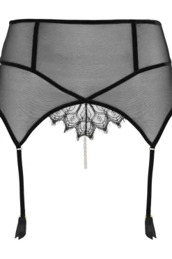 Sexy Lingerie | Sheer Lingerie>Bracli Kyoto Suspender Brief Black