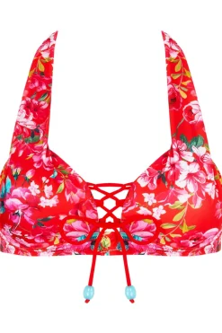 Red Lingerie>Antigel La Cherie Forever Padded Triangle Bikini Top RougeCherie