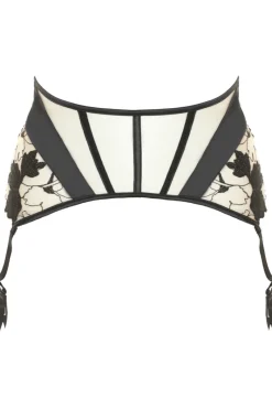 Sheer Lingerie | Suspender Belts>Prelude La Dolce Vita Suspender Belt Black