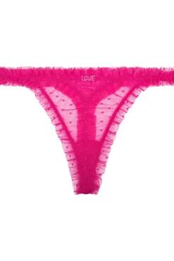 Thongs & G-strings>Love Stories Lana Frill Thong Pink