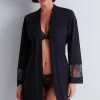 Kimonos & Robes | Sexy Lingerie>Aubade Lazy Days Kimono in Black