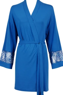 Kimonos & Robes | Sexy Lingerie>Aubade Lazy Days Kimono in Blue