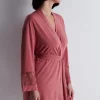 Kimonos & Robes | Sexy Lingerie>Aubade Lazy Days Kimono in Rosewood