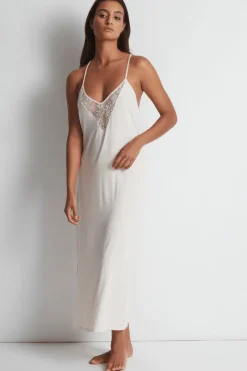 Nighties, Babydolls & Chemises | Sexy Lingerie>Aubade Lazy Days Long Nightie Petal