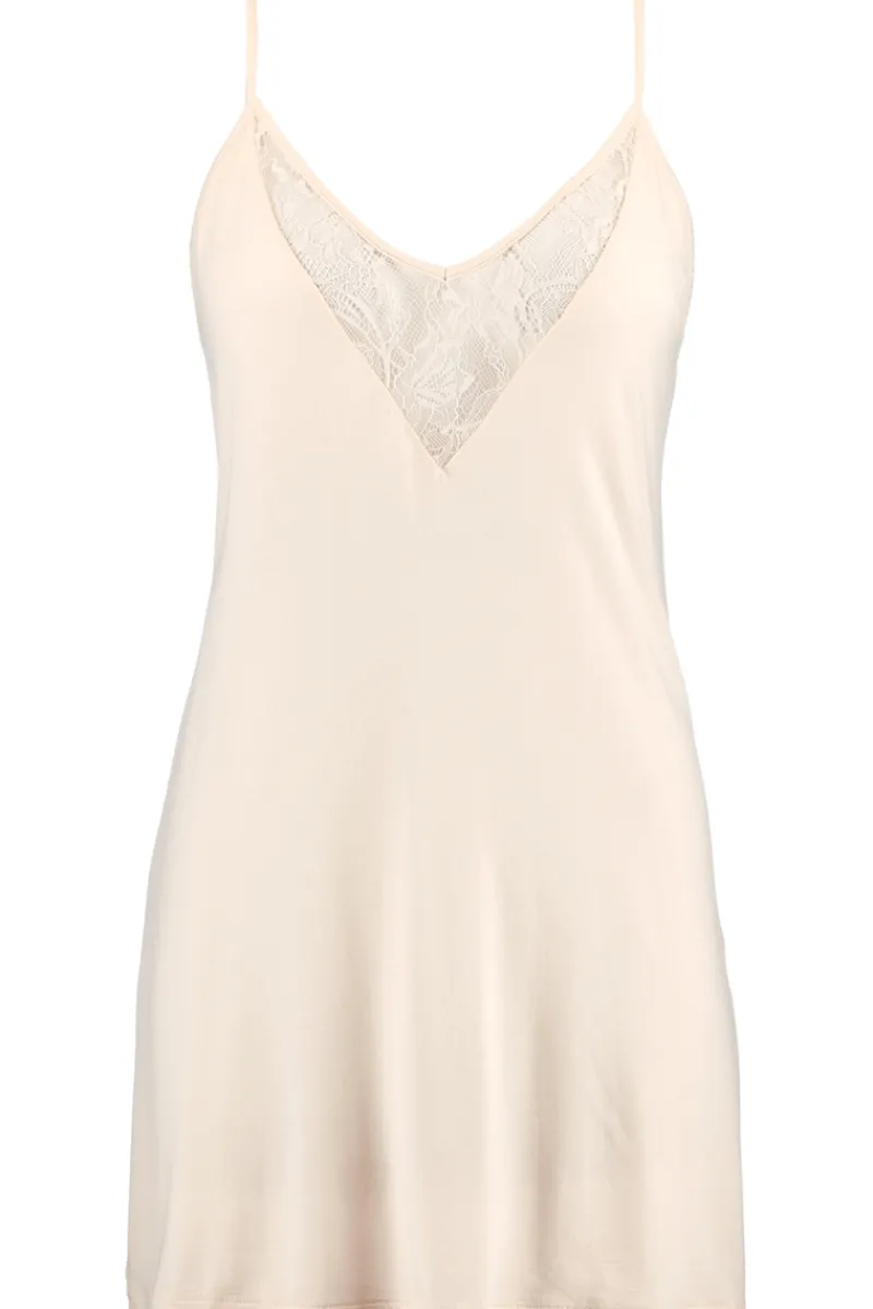 Nighties, Babydolls & Chemises | Bridal & Honeymoon Lingerie>Aubade Lazy Days Nightie Petal