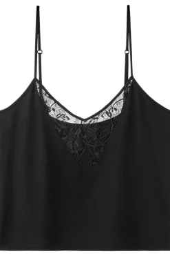 Pyjama Tops | Sexy Lingerie>Aubade Lazy Days Top Black
