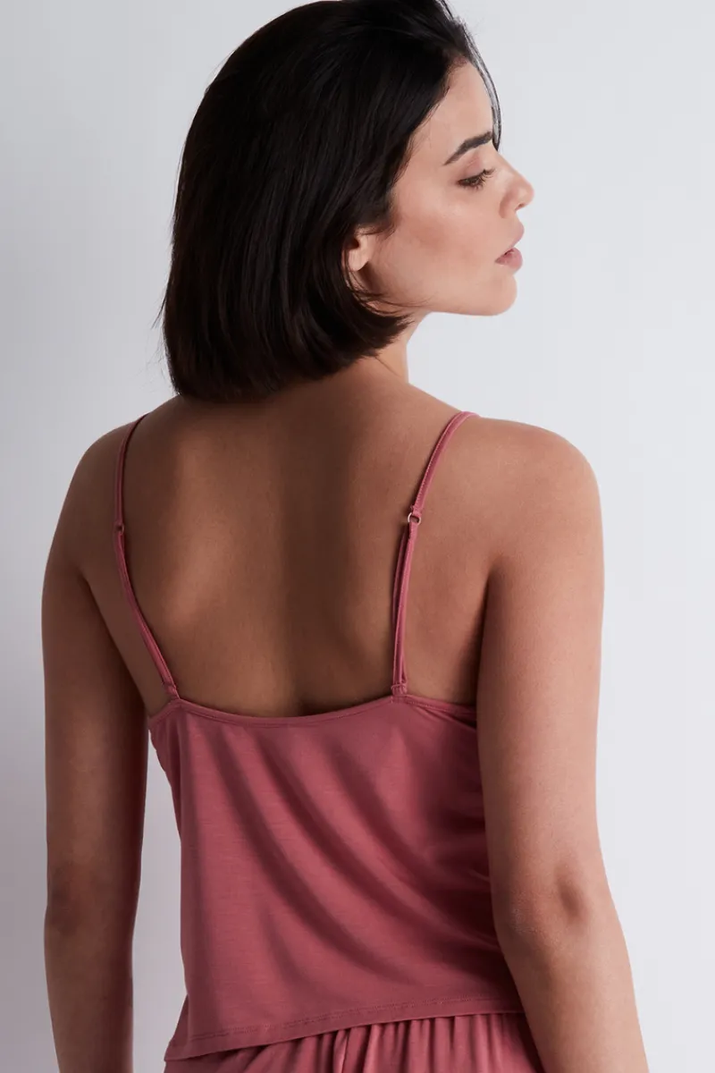 Pyjama Tops | Sexy Lingerie>Aubade Lazy Days Top Rosewood