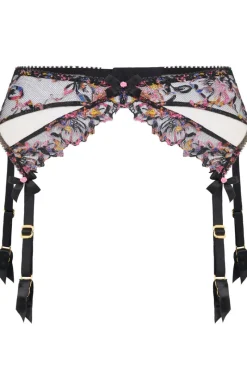 Suspender Belts | Suspender Belts>Agent Provocateur Leisha Suspender, Size 4 (UK 12) Black/Multi