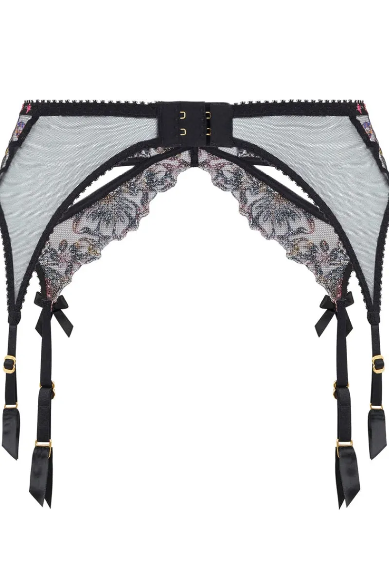 Suspender Belts | Suspender Belts>Agent Provocateur Leisha Suspender, Size 4 (UK 12) Black/Multi