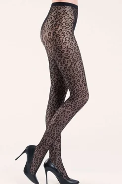 Black Tights | Patterned Tights>Gabriella Leo Fishnet Tights Black