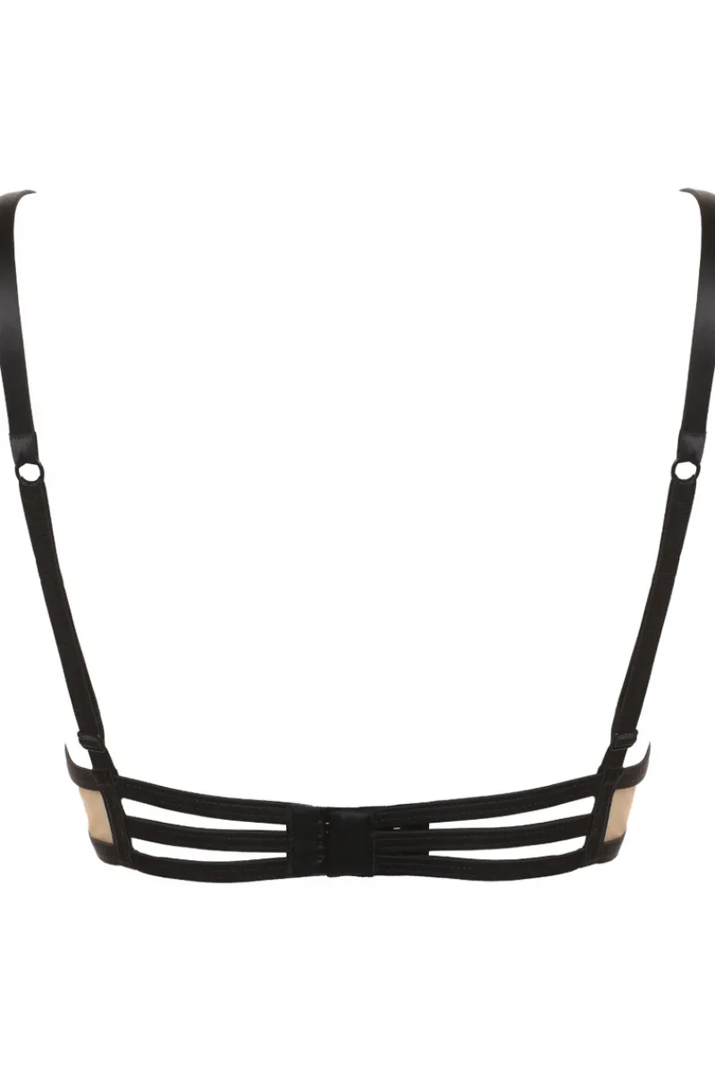 Sheer Lingerie>Prelude Les Nuits Folles Wireless Triangle Bra in Black LesNuitsFolles