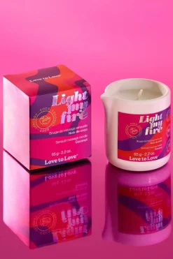 £30 And Under>Love to Love Light My Fire Massage Candle Coconut 65g