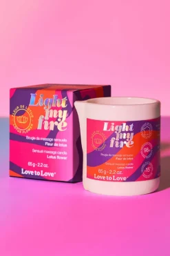 £30 And Under>Love to Love Light My Fire Massage Candle Lotus Flower 65g