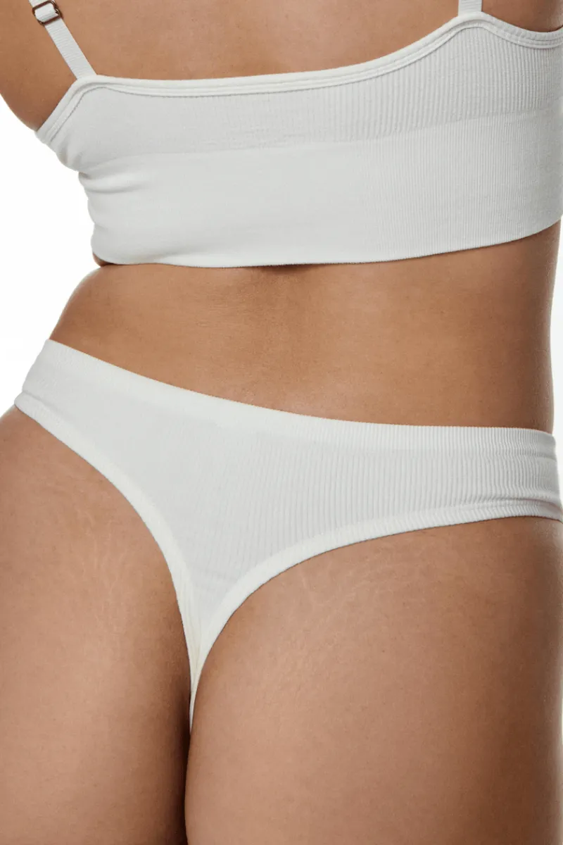 £30 And Under | Bridal & Honeymoon Lingerie>Love Stories Lima Thong Off White