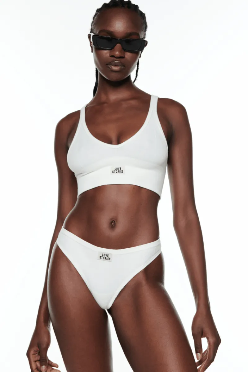 £30 And Under | Bridal & Honeymoon Lingerie>Love Stories Lima Thong Off White