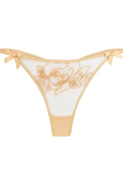 Thongs & G-strings>Agent Provocateur Lindie Mini Thong Gold