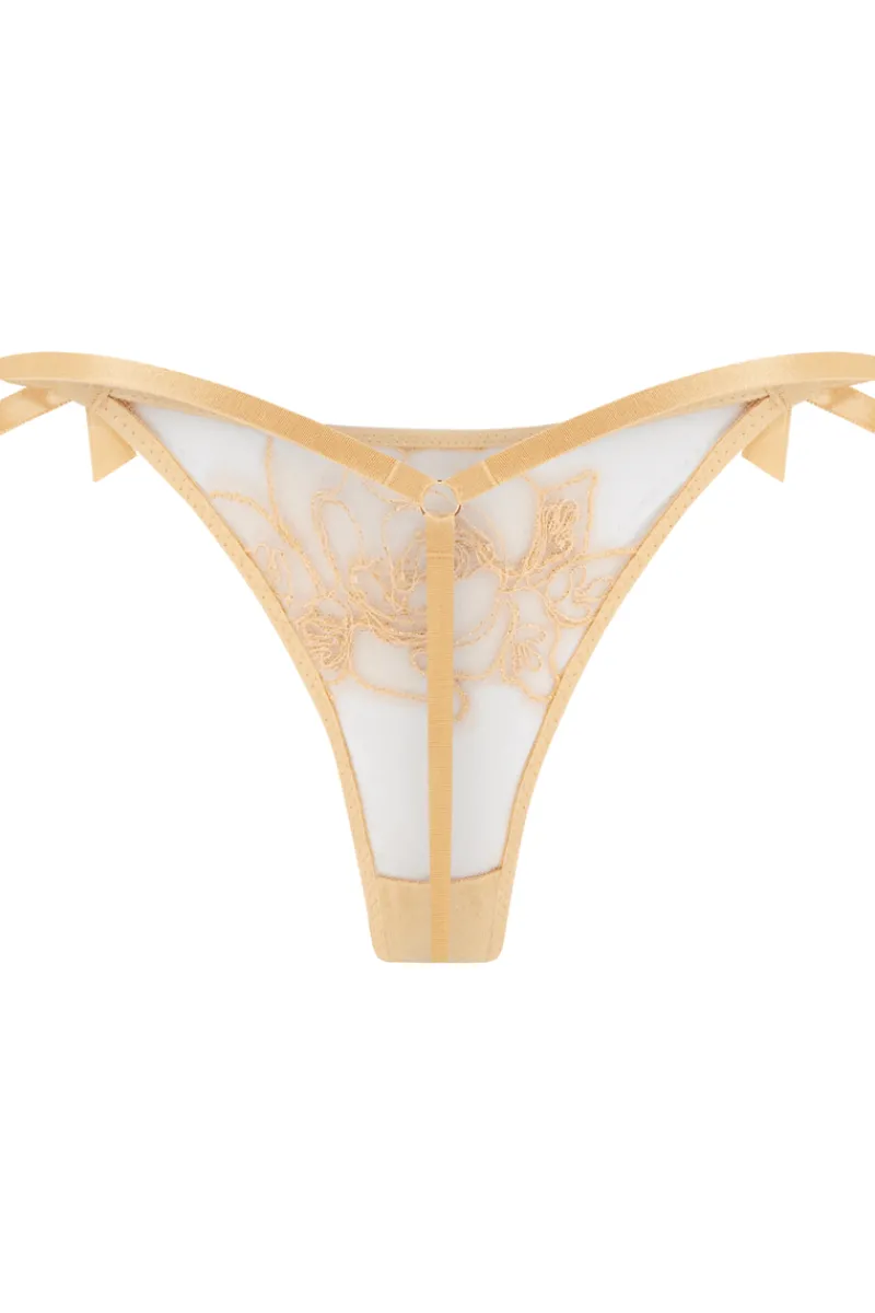 Thongs & G-strings>Agent Provocateur Lindie Mini Thong Gold